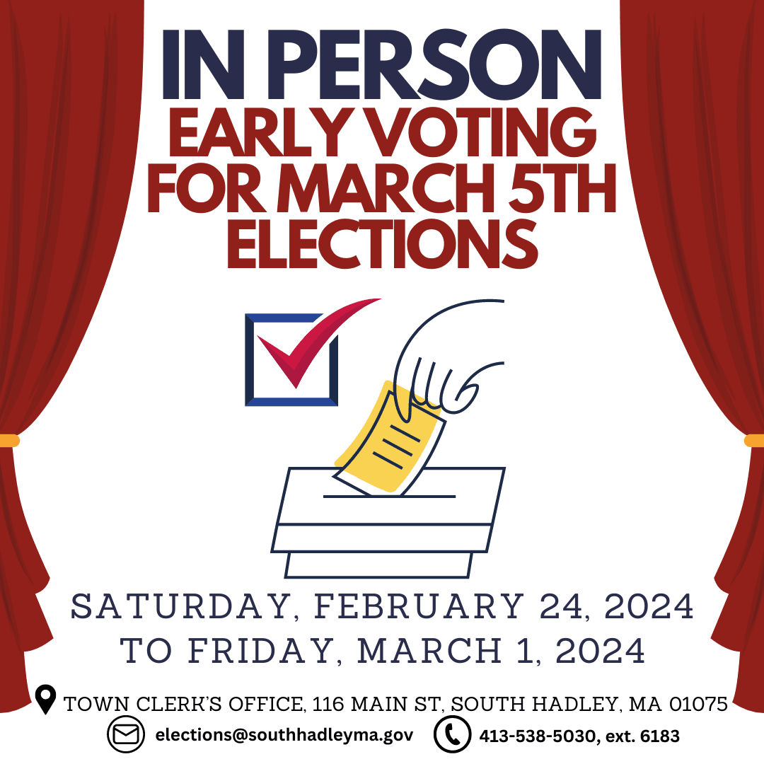 March 5th Early Voting Schedule