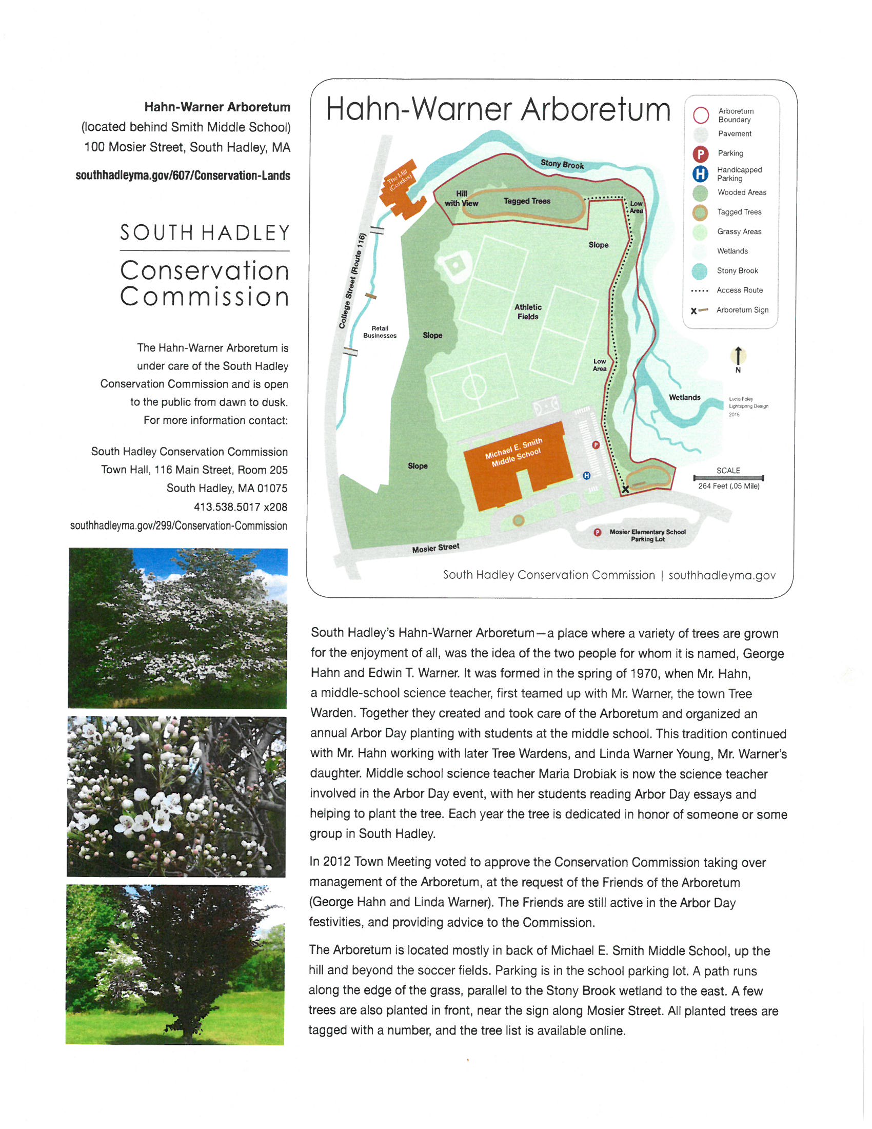 Hahn-Warner Arboretum Map